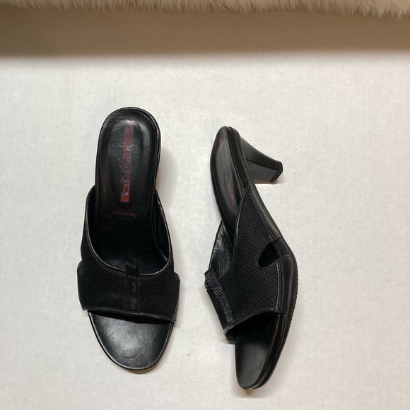❤️ Prada Small Heel Sandals Size 36.5 - Picture 3 of 10